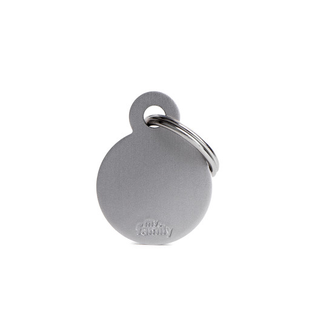 Penning Small Round Aluminum Grey