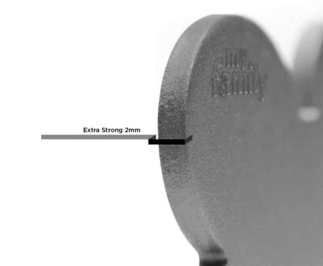 Penning Small Round Aluminum Grey