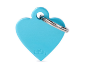 Penning Small Heart Aluminum Light Blue