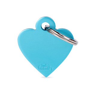 Penning Small Heart Aluminum Light Blue