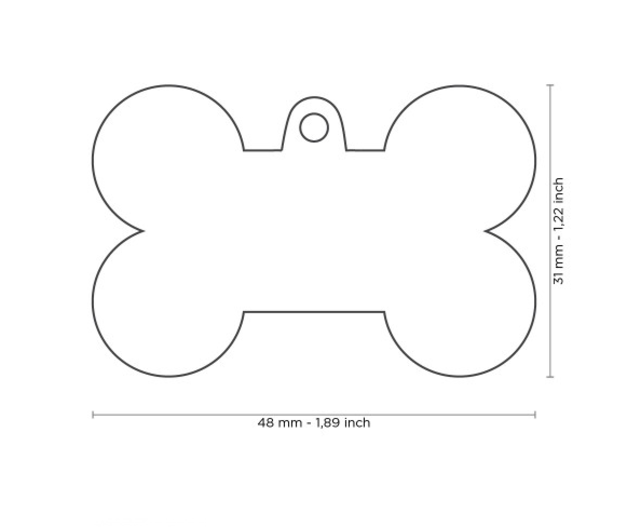 Penning Blue Xl Aluminum Bone