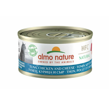 Almo Nature Kat HFC Natural Tonijn, Kip & Kaas 70 gram