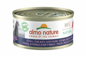 Almo Nature Kat HFC Natural Tonijn, Kip & Ham 70 gram
