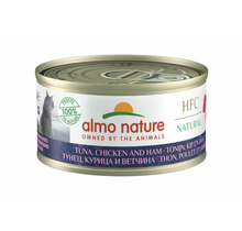 Almo Nature Kat HFC Natural Tonijn, Kip & Ham 70 gram