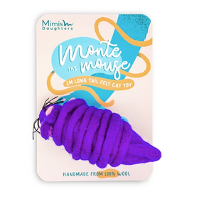 Monte the Mouse Dark Purple