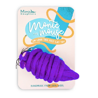 Monte the Mouse Dark Purple