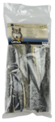 Zalmhuid repen gedroogd 150 gram Zalmhuid repen gedroogd 150 gram