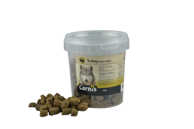 Kalkoen (Turkey) Mini Cubes 400gram