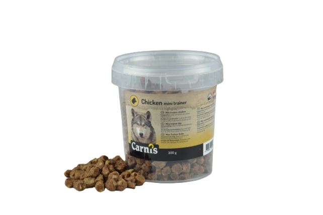 Mini Kippensvlees trainers 300 gram Mini Kippensvlees trainers 300 gram