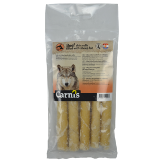Gevulde runderhuid rolletjes 5 stuks