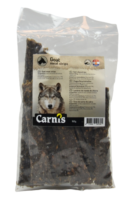 Vleesstrip Geit (goat) 150 gram