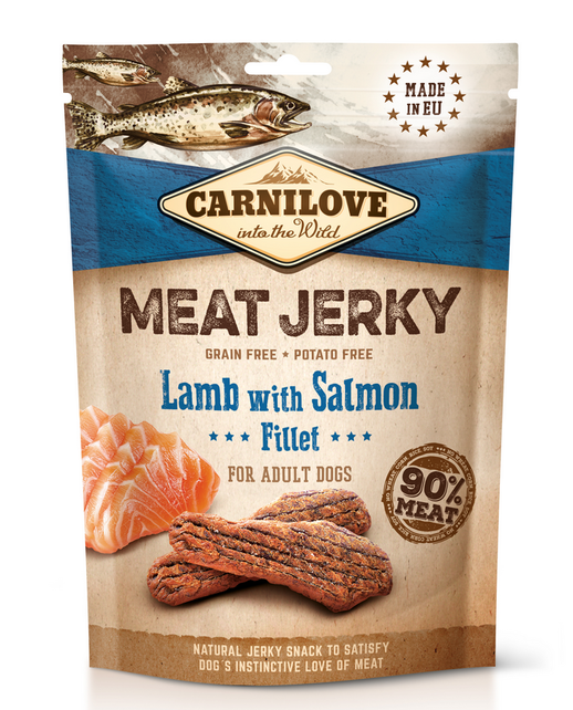Jerky Lamb with Salmon Fillet 100 gram
