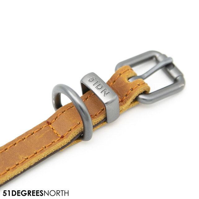 Milano - Collar - Classic - Cognac - 10mm x 36cm