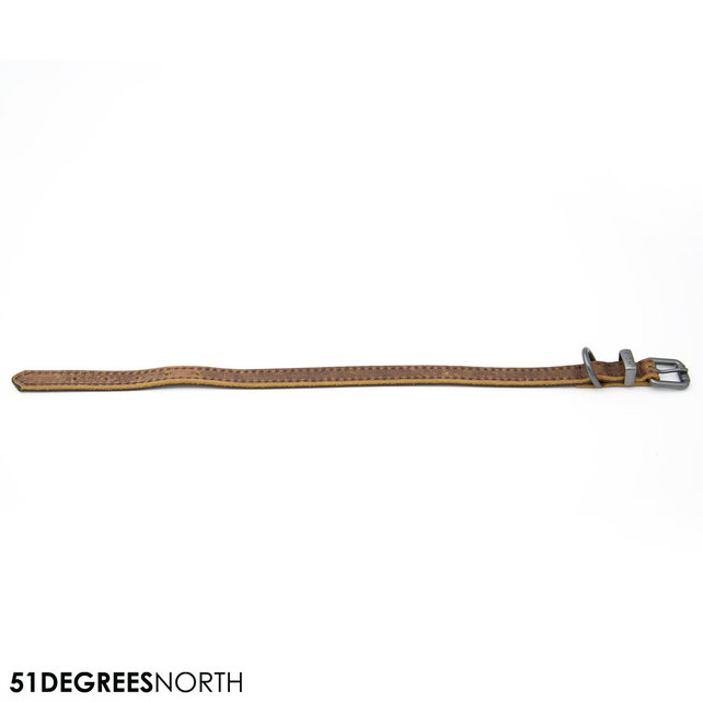 Milano - Collar - Classic - Dark brown - 10mm x 32cm