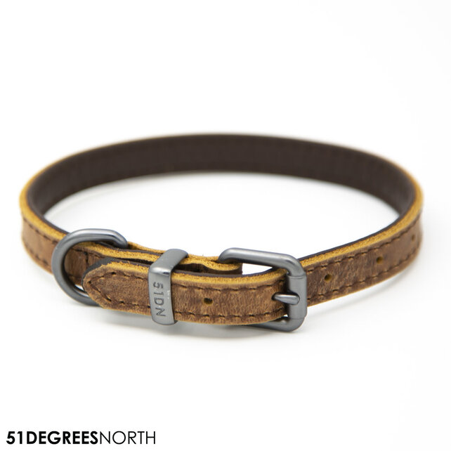 Milano - Collar - Classic - Dark brown - 10mm x 32cm