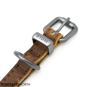 Milano - Collar - Classic - Dark brown - 10mm x 36cm