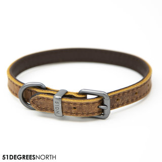 Milano - Collar - Classic - Dark brown - 16mm x 40cm