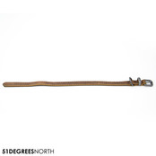 Milano - Collar - Classic - Dark brown - 16mm x 40cm