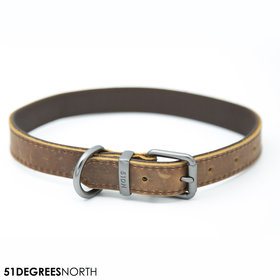 Milano - Collar - Classic - Dark brown - 25mm x 55cm