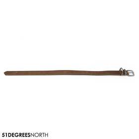 Milano - Collar - Classic - Dark brown - 25mm x 60cm