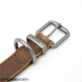 Milano - Collar - Classic - Dark brown - 35mm x 65cm