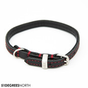 Milano - Collar - Contrast - Black - 10mm x 32cm