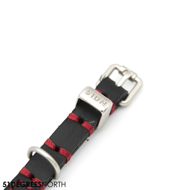 Milano - Collar - Contrast - Black - 10mm x 32cm