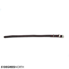 Milano - Collar - Contrast - Black - 10mm x 36cm