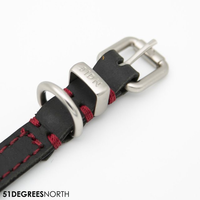 Milano - Collar - Contrast - Black - 20mm x 46cm