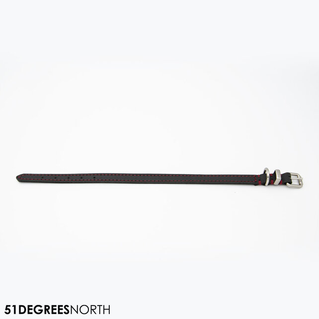 Milano - Collar - Contrast - Black - 20mm x 46cm