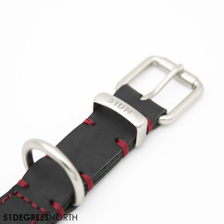 Milano - Collar - Contrast - Black - 25mm x 55cm