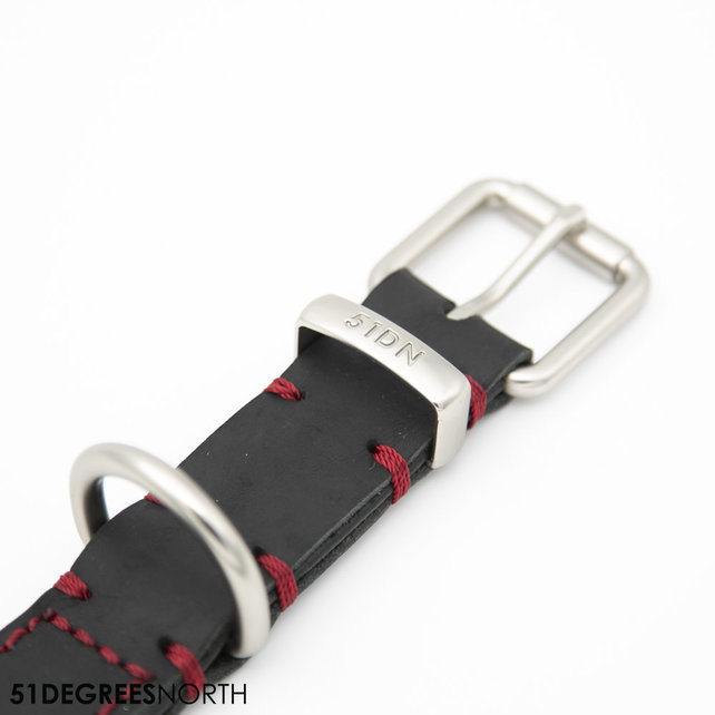 Milano - Collar - Contrast - Black - 25mm x 55cm