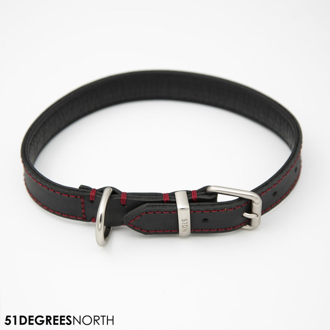 Milano - Collar - Contrast - Black - 25mm x 60cm