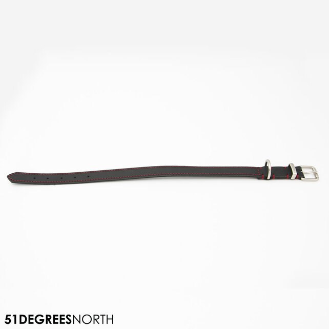 Milano - Collar - Contrast - Black - 25mm x 60cm