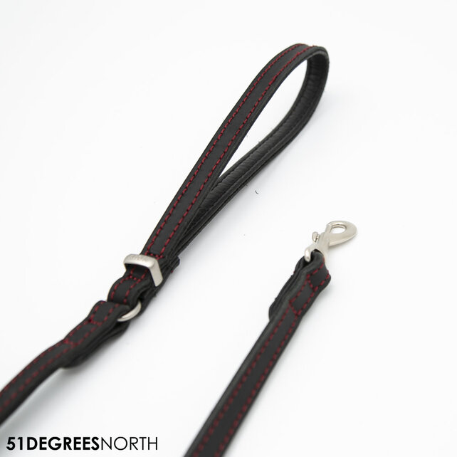 Milano - Leash - Contrast - Black - 12mm x 120cm