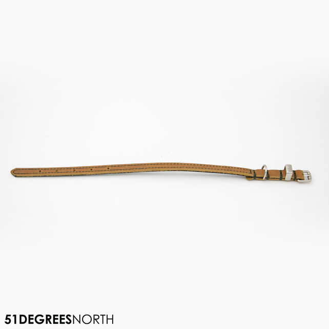 Milano - Collar - Contrast - Cognac - 10mm x 32cm