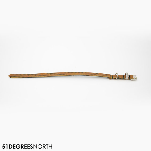 Milano - Collar - Contrast - Cognac - 10mm x 36cm