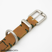 Milano - Collar - Contrast - Cognac - 20mm x 46cm