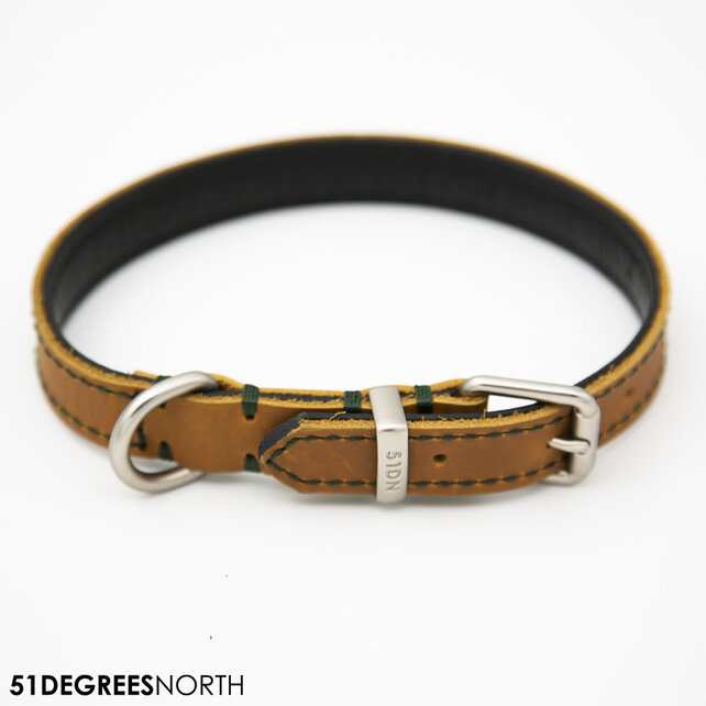 Milano - Collar - Contrast - Cognac - 20mm x 50cm