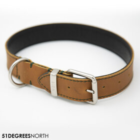 Milano - Collar - Contrast - Cognac - 25mm x 60cm