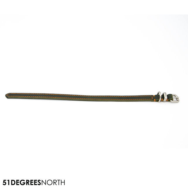 Milano - Collar - Contrast - Green - 16mm x 40cm