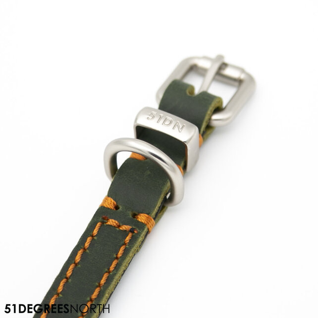 Milano - Collar - Contrast - Green - 35mm x 65cm