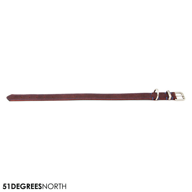 Milano - Collar - Contrast - Burgundy - 20mm x 50cm