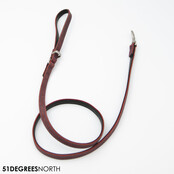 Milano - Leash - Contrast - Burgundy - 16mm x 150cm