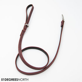 Milano - Leash - Contrast - Burgundy - 16mm x 150cm
