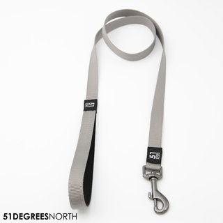 Wanderful - Leash - Nylon - Flat - Light Grey - 120cmx20mm