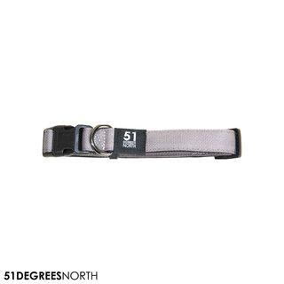 Wanderful - Collar - Nylon - Flat - Light Grey - 31-47cmx20mm