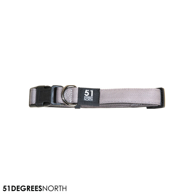 Wanderful - Collar - Nylon - Flat - Light Grey - 31-47cmx20mm