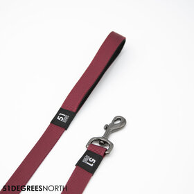 Wanderful - Leash - Nylon - Flat - Burgundy - 120cmx25mm