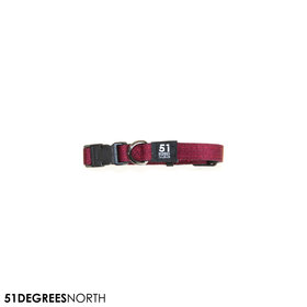Wanderful - Collar - Nylon - Flat - Burgundy - 16-24cmx12mm